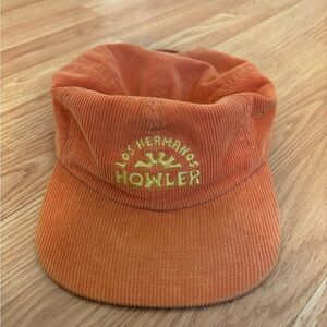 Howler Orange Corduroy Hat